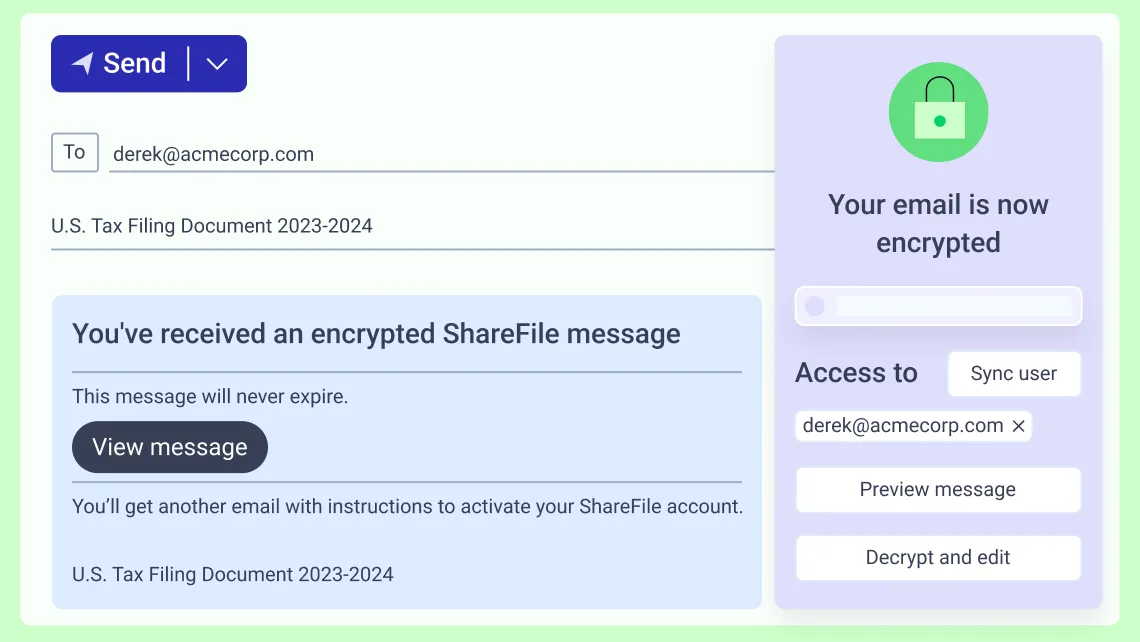 Protect Files in Transit and at Rest
