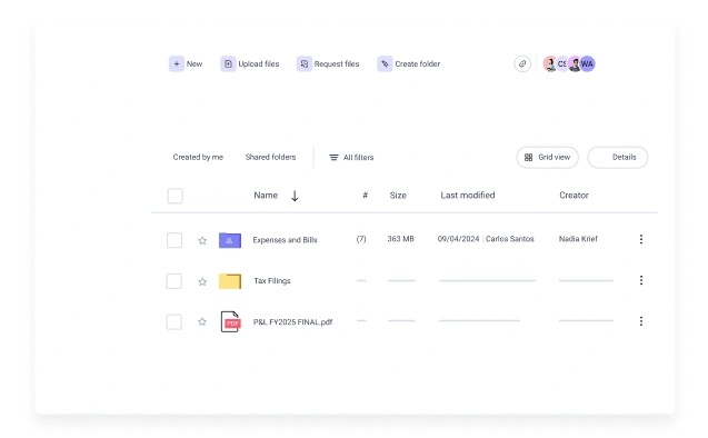 secure file sharing screenshot 1
