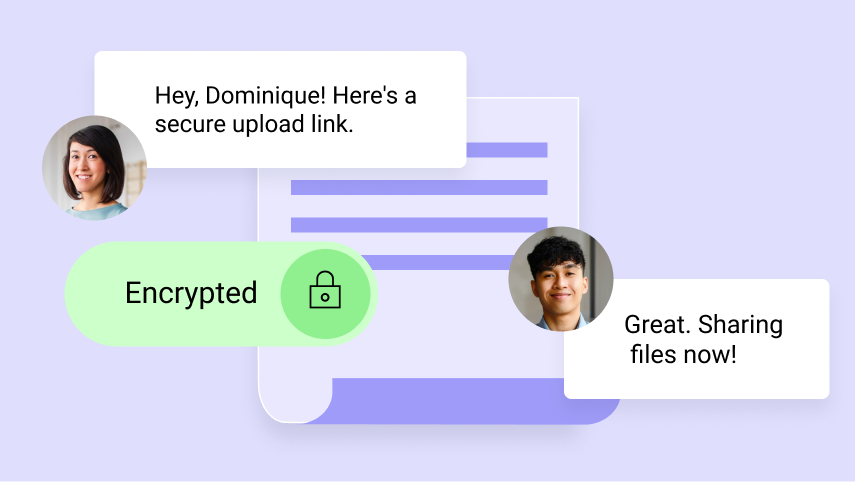 Secure File Sharing - Illustration